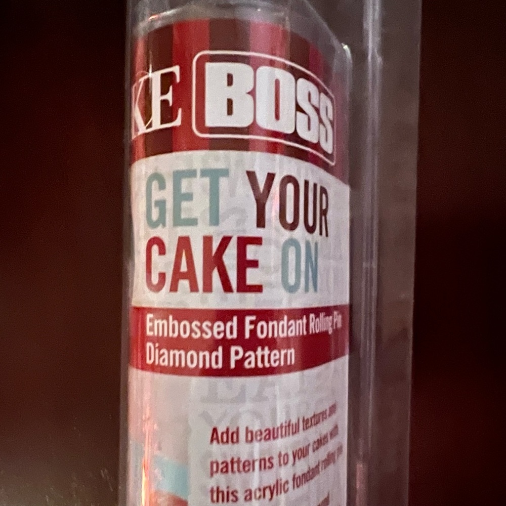 Cake Boss Embossed Fondant Rolling Pin